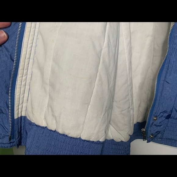 ❄️ Nouvelle Vague Joola vintage, blue puffy windbreaker jacket - Picture 9 of 12